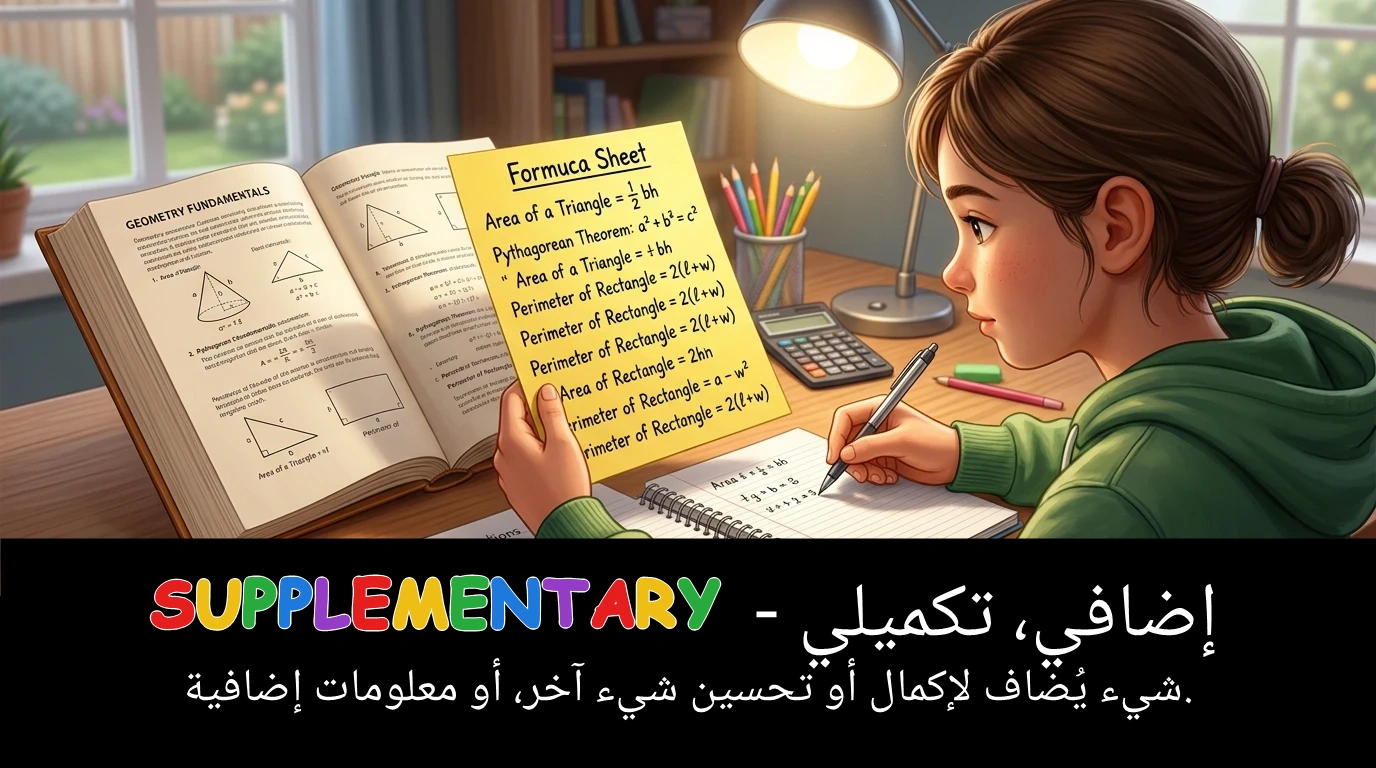 Arabic Illustration for supplementary